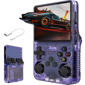 Consola de jocuri portabila R36 Ultra 128GB, 22,308 jocuri, mov