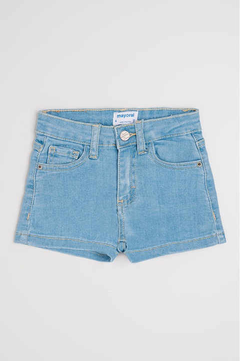 Mayoral, Blugi scurti din denim, Albastru deschis