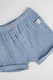 Mayoral, Set de imbracaminte de bumbac - 3 piese, Alb, Albastru deschis, Galben mustar, 60 CM