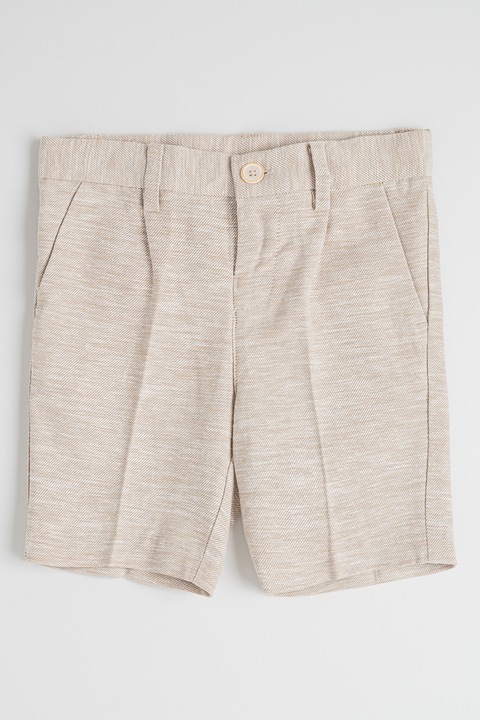 Mayoral, Pantaloni scurti de in si bumbac, Grej