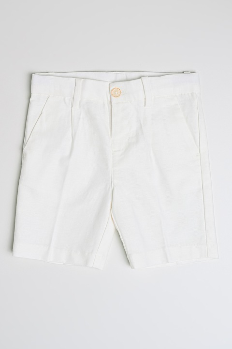 Mayoral, Bermude din amestec de in, Alb optic