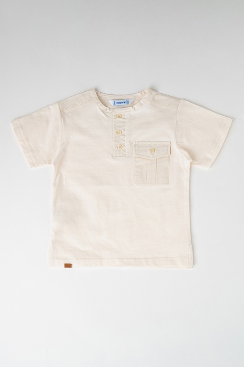 Mayoral, Pamutpóló gombos nyakkivágással, Törtfehér