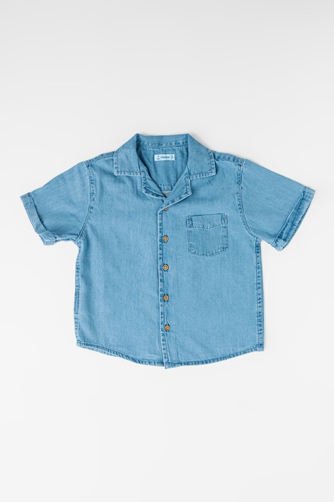 Mayoral, Camasa regular fit cu maneci scurte, Albastru prafuit