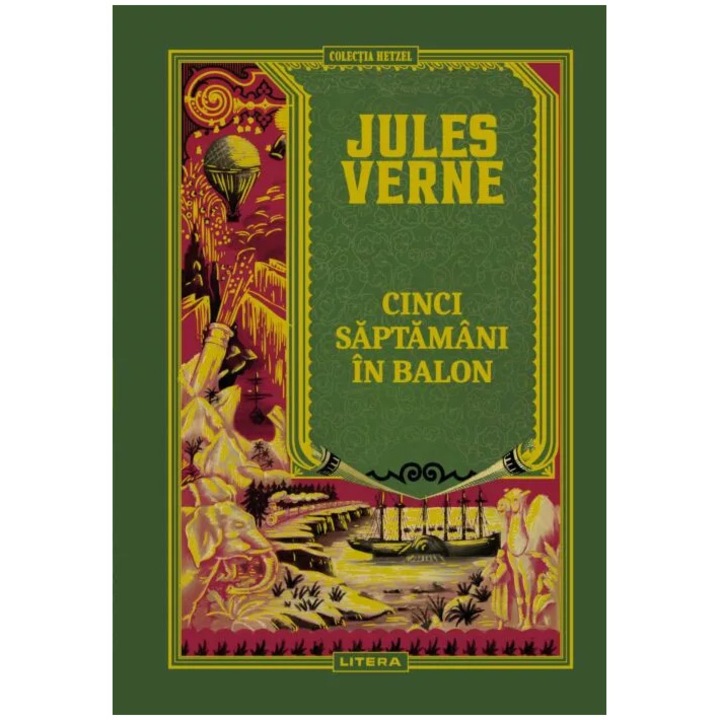 Cinci saptamani in balon, Jules Verne