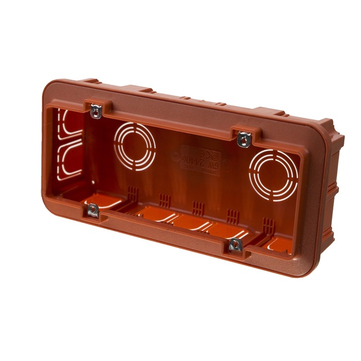 Doza aparat Gewiss, sub tencuiala, cu 6 module, 194 x 90 x 50 mm