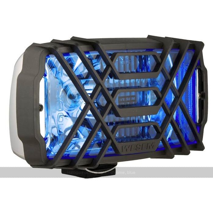 Proiector 220x123, faza lunga, cu pozitie, crom, cu grilaj 5HP.40486 Wesem