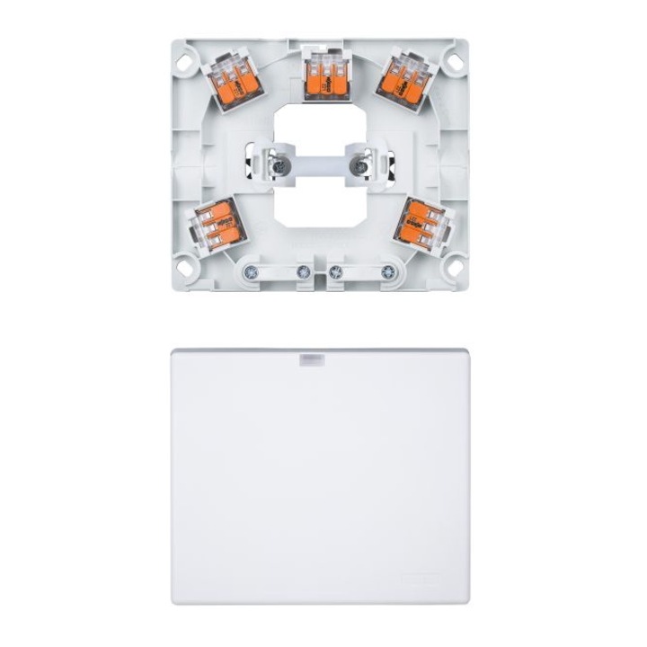 Cutie conexiune rapida plita sau cuptor 24A 450V Merten MEG1010-9019 cu cleme Wago 221-413