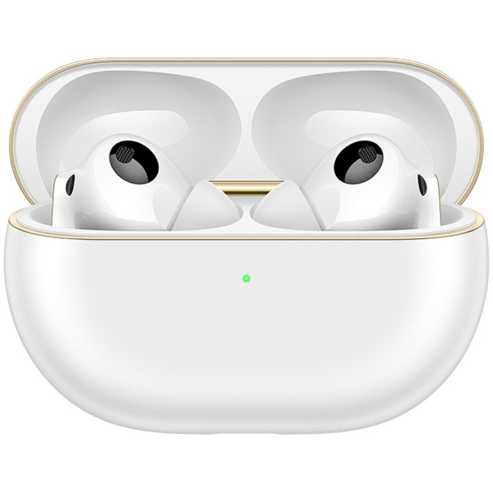 Слушалки In-Ear HUAWEI FreeBuds Pro 4, True Wireless, Hybrid ANC, Bluetooth, IPX54, Multi point connection, Автономия 33 часа, Калъф за безжично зареждане, White