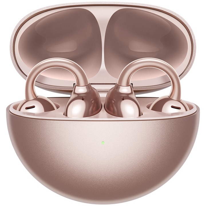 Слушалки Open-Ear Huawei FreeClip, Wireless, Bluetooth, Rose Gold