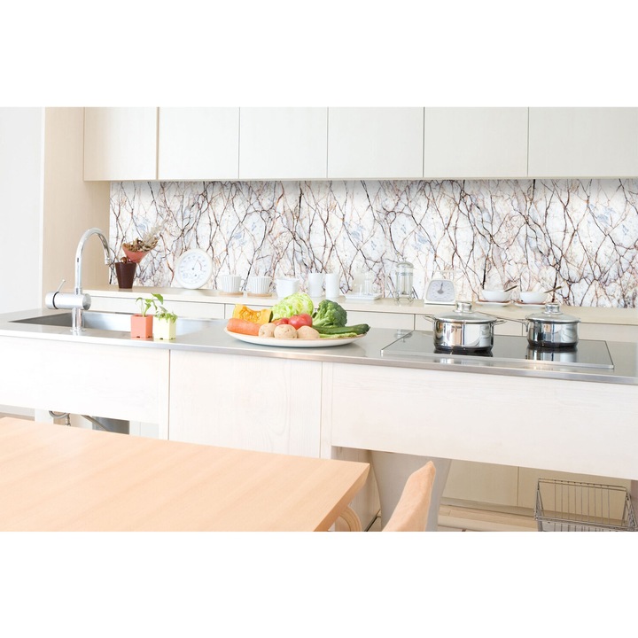 Tapet autoadeziv pentru bucatarie, DIMEX, 350x60cm, rezistent la apa