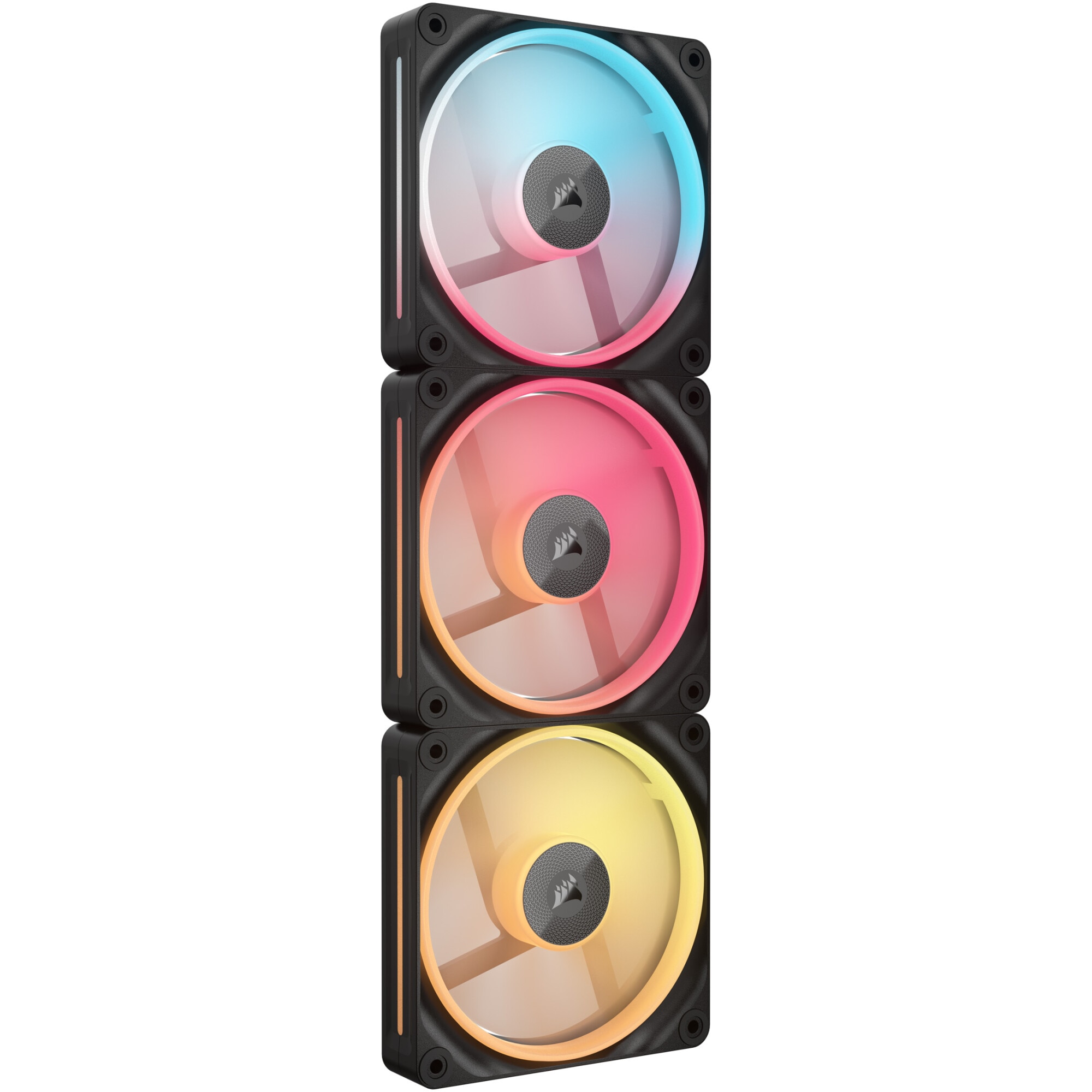 Ventilatoare CORSAIR iCUE LINK LX120-R RGB BLACK, triple pack