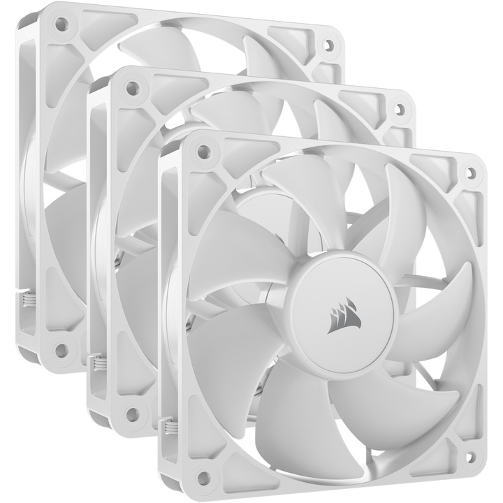 Вентилатори CORSAIR RS120 WHITE, Triple pack