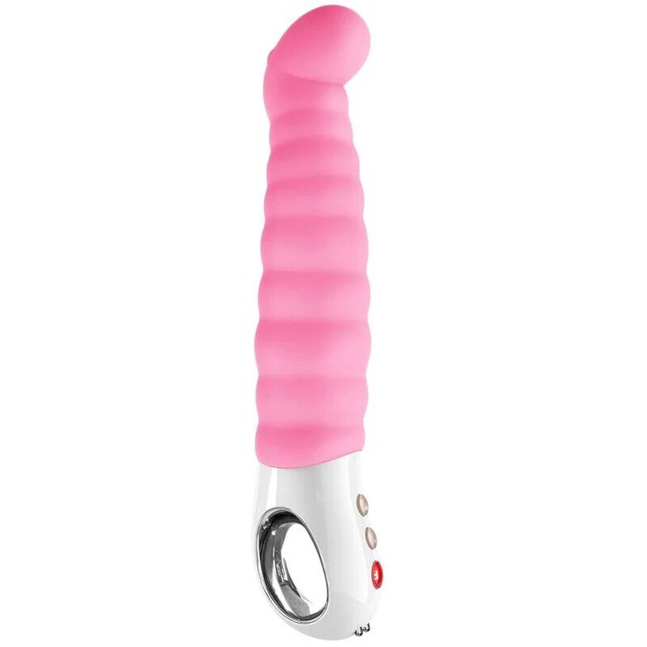 PATCHY PAUL vibrátor, Fun Factory, 12 vibrációs program, vízálló, szilikon, rózsaszín, 23cm x 4,4cm