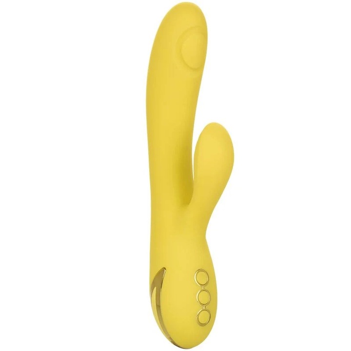 CalExotics San Diego Seduction vibrátor, 10 vibrációs mód, 3 sebesség, szilikon, ABS, 12x3,25 cm