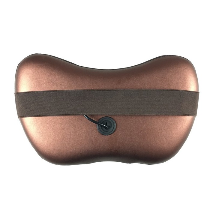 Масажираща възглавница Beper, 40.501, 20W, 4 масажни ролки, Автоматичен адаптер, Кафява