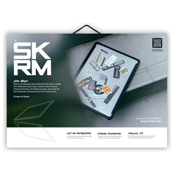 Etui laptop Skinarma Henko, transparent, pentru MacBook Air 13" (2018-2020)