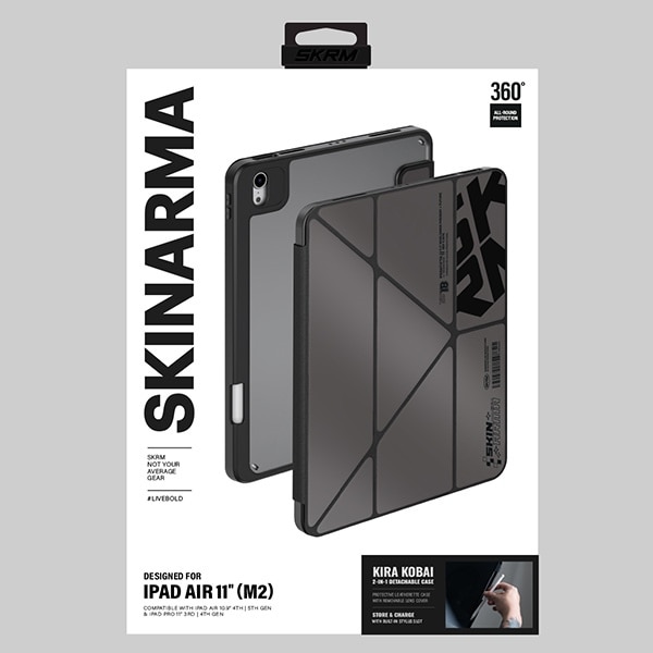 Husa Skinarma Kira Kobai Ipad Air 11" (M2) Gunmetal