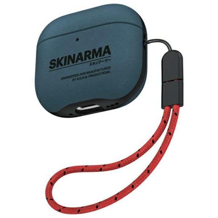 Carcasa Skinarma Spunk compatibila cu Apple AirPods 4, Albastru