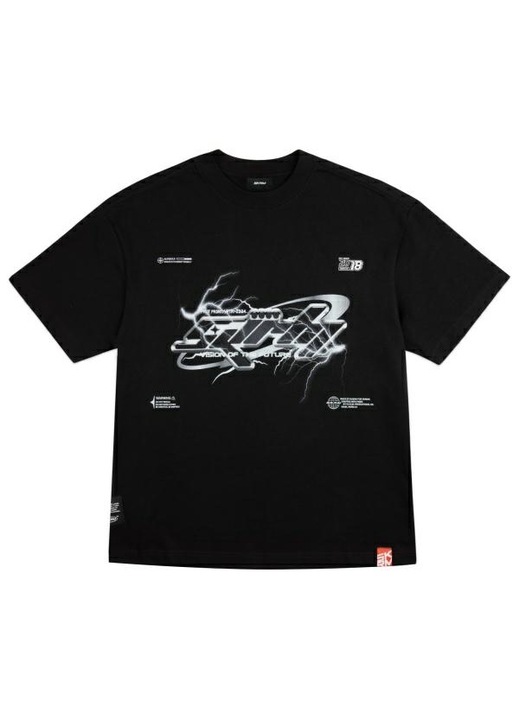 Ferfi polo, Skinarma, Bolt, modern dizajn, 100% pamut, Fekete