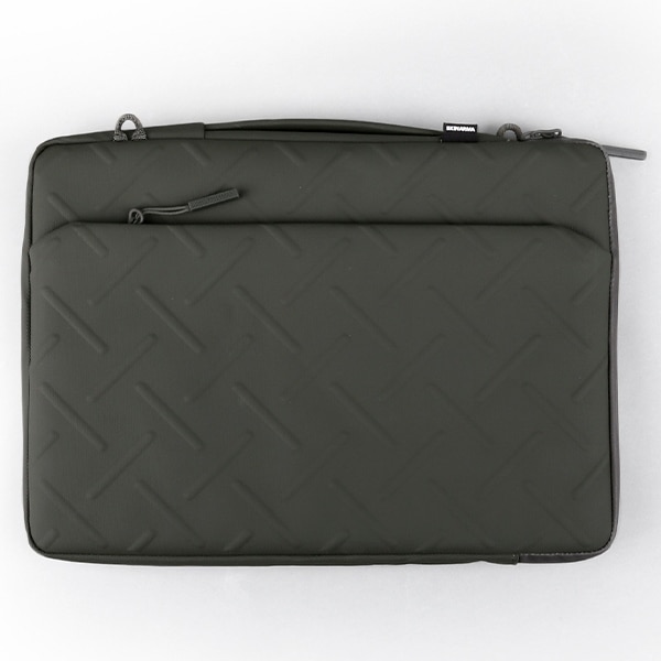Etui laptop Juno, Skinarma, nylon, impermeabil, 14 inch, culoare olive