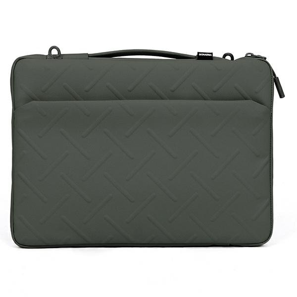 Etui laptop Juno, Skinarma, nylon, impermeabil, 14 inch, culoare olive