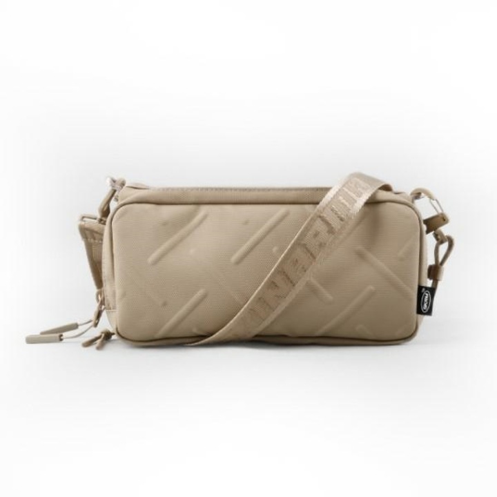 Juno crossbody táska, khaki, nylon, telefon rendszerező
