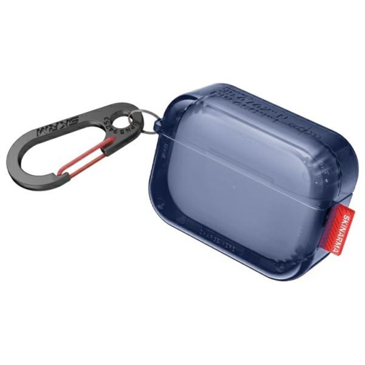 Skinarma Saido tok AirPods Pro 2-höz, 360 fokos védelemmel, sötétkék színű