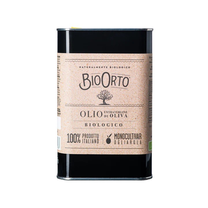 BIOORTO Ulei de masline Premium ECO Monocultivar Ogliarola extravirgin 3 litri