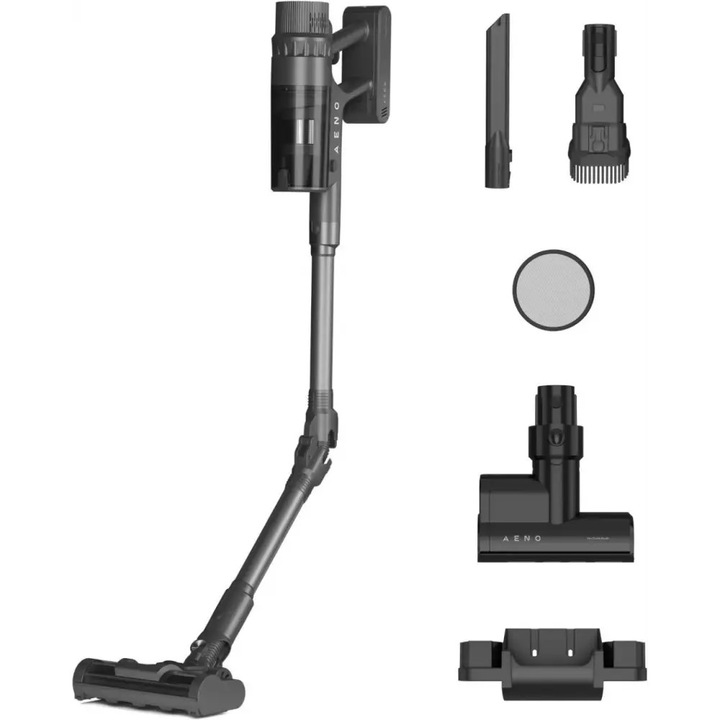 Aspirator AENO SC2, vertical, 530W, 0.8L, Gri