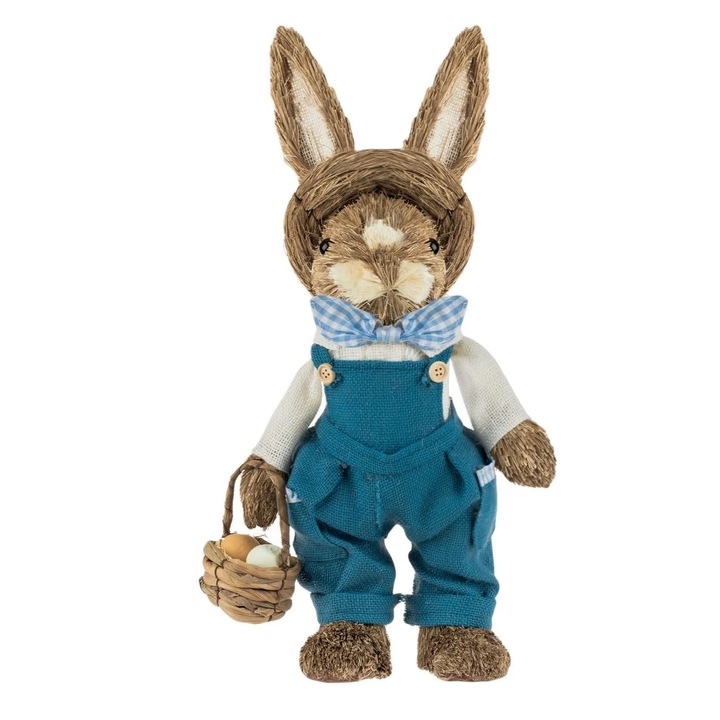 Accesoriu decorativ, Paste, Iepure, Multicolor 47 cm