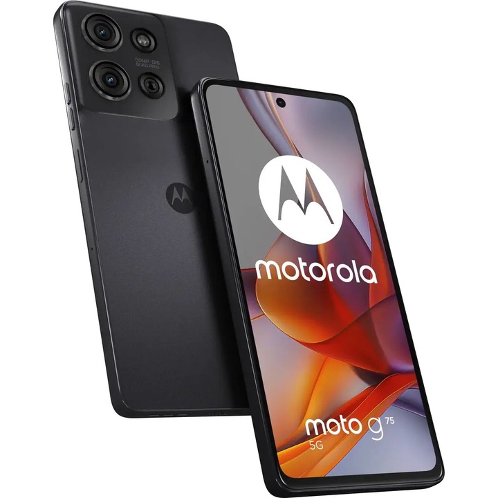 Смартфон Motorola Moto G75 5G, 8GB, 256GB, Charcoal Grey