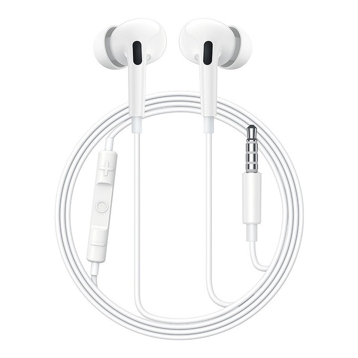 Handsfree 3.5mm Encok H18, Alb