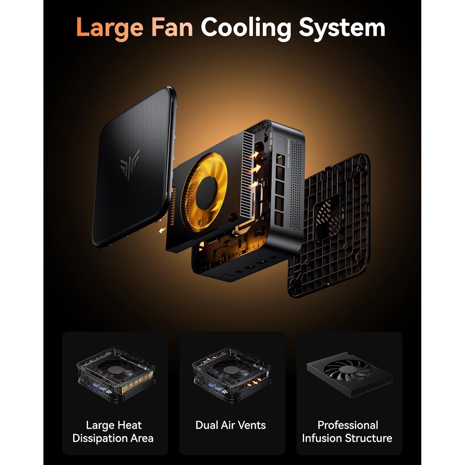 NIPOGI Ryzen7 5825U 16GB 512GB ミニP C NIPOGI ミニpc AMD Ryzen 7 5825U (8C/16T最大4.50GHz) mini PC 32GB