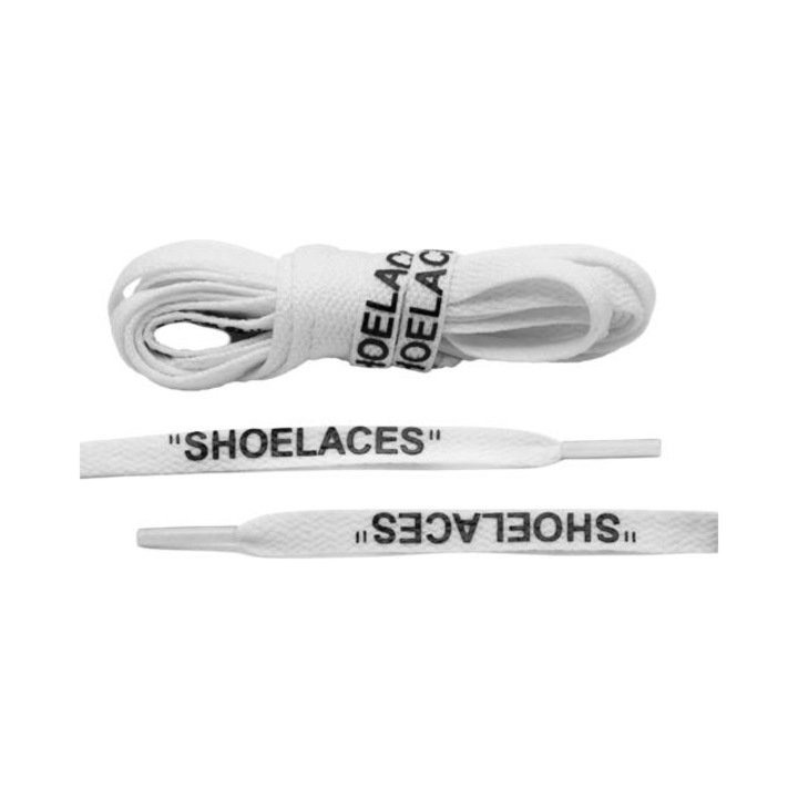 Sireturi Shoelaces, alb 120 cm