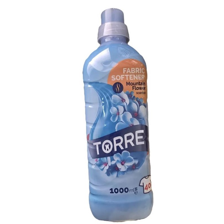 Balsam pentru rufe, 40 spalari, 1L, Mountain Flower, flori de munte, Torre