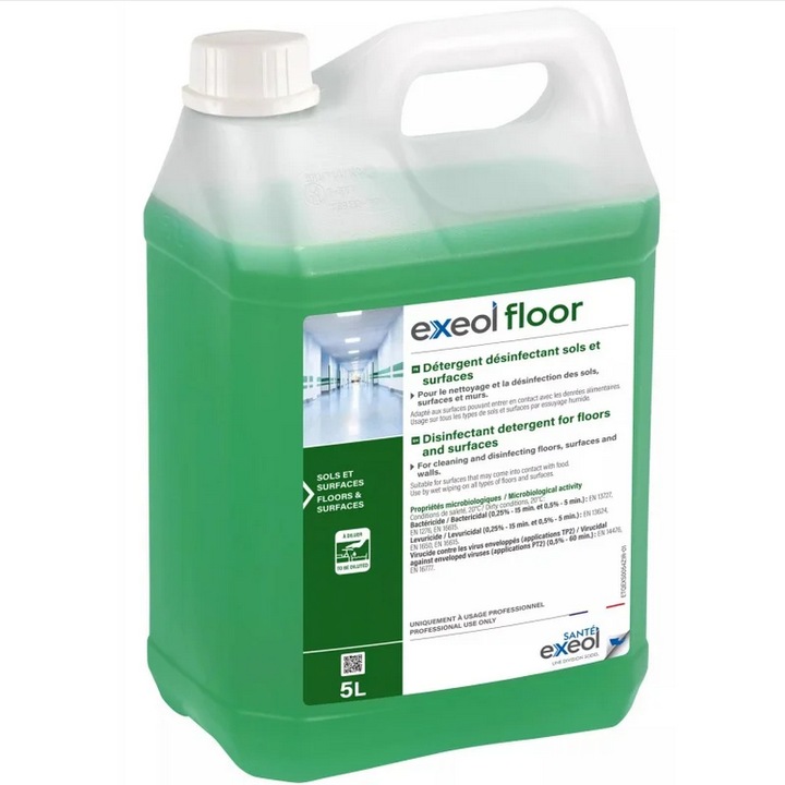 Dezinfectant concentrat pentru suprafete, Exeol Floor, 5L