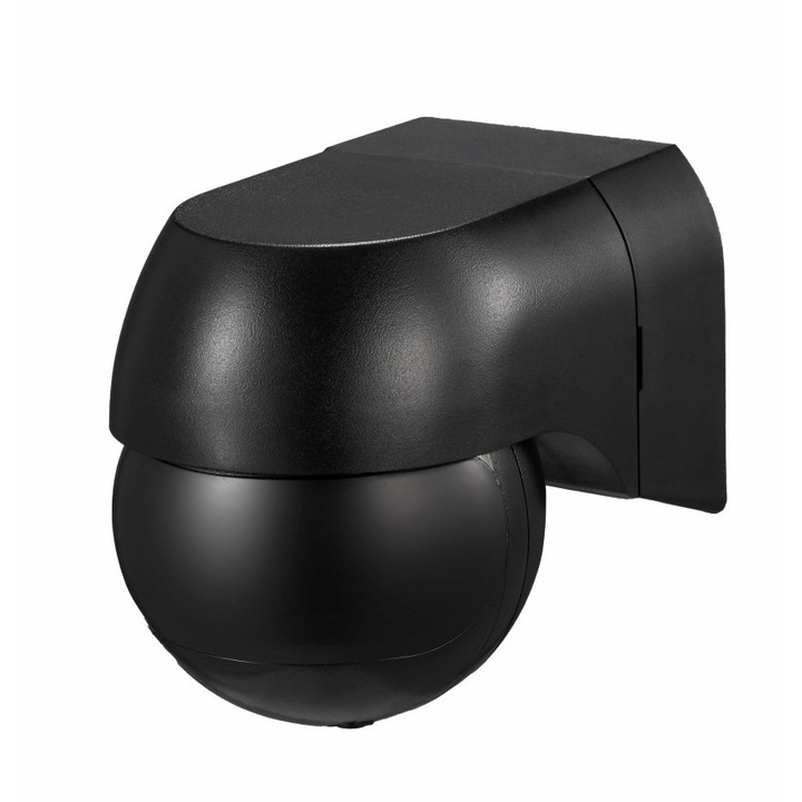 Senzor de miscare 180° 800W antracit 220-240V AC IP44 detectie maxim 12m cu tehnologie infrarosu