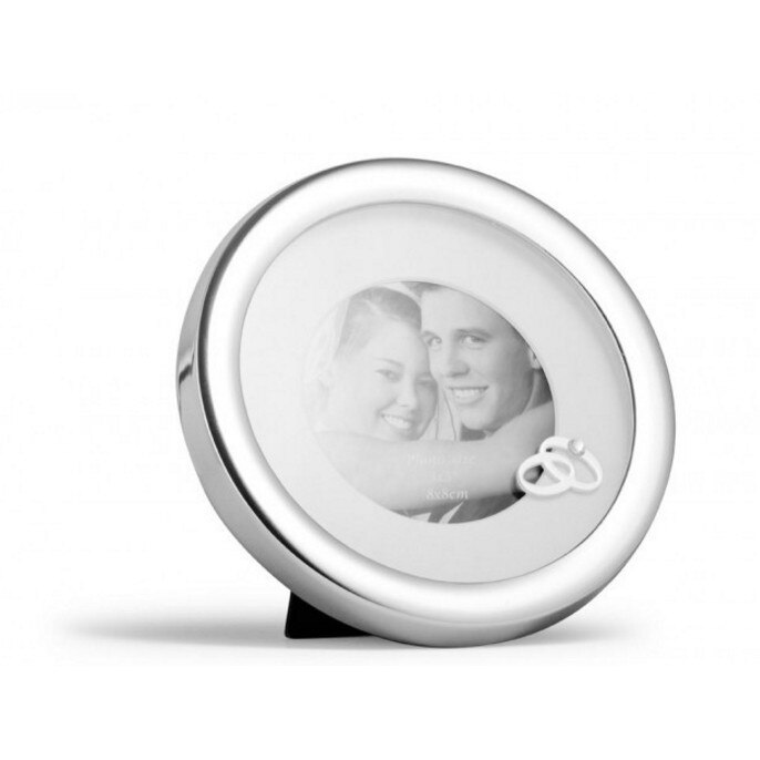 Rama foto Wedding Day, 14 cm, Argintiu