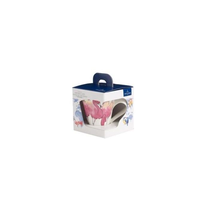 Cana latte machiatto Flamingo Newwave,0.35 L, multicolor