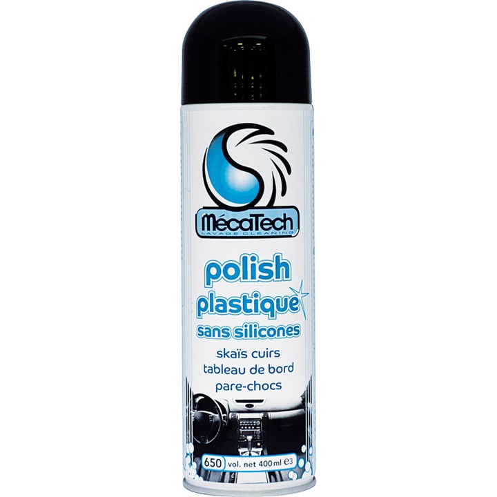 Polish fara silicon, POLISH PLASTIQUE SANS SILICONES MecaTech 500 ml