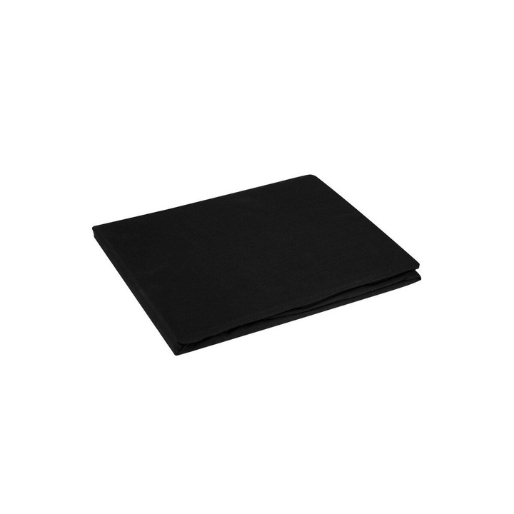 Cearsaf de pat cu elastic Eurofirany DINA 220x200x30 Negru