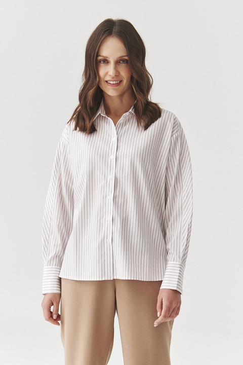 Tatuum, Camasa in dungi cu maneci lungi, Alb murdar/Roz prafuit