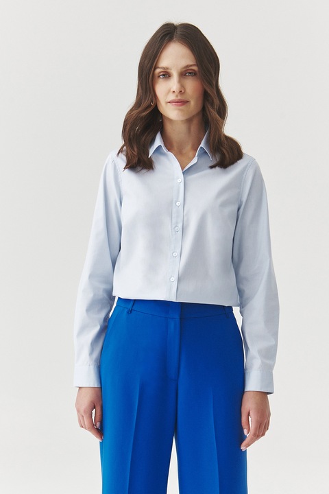 Tatuum, Camasa cu terminatie rotunjita, Albastru glaciar, 42