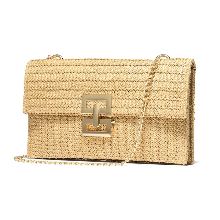Geanta de crossbody umar dama, Plaja de vara，galben