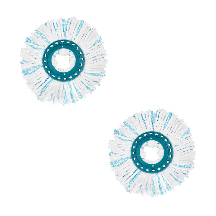 Set 2 rezerve mop PAA-home®, compatibile cu Leifheit Clean Twist 2.0