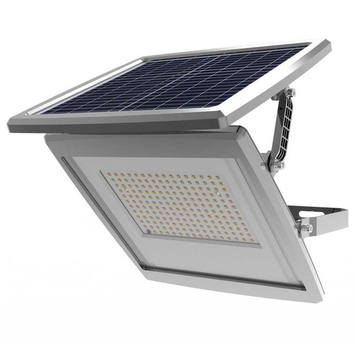 Solar LED 100 W-os projektor 3 rögzítési lehetőséggel – Kültéri világítási megoldás különféle helyzetekhez, ClassLights