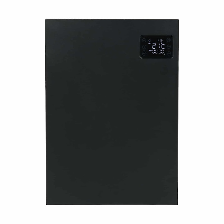 Incalzitor electric pentru baie Eurom, Sani 800 Wifi, control prin aplicatie, temperatura reglabila, timer, timer saptamanal, termostat, panou tactil, display LED, protectie impotriva supraincalzirii, protectie impotriva stropilor de apa IP24, negru