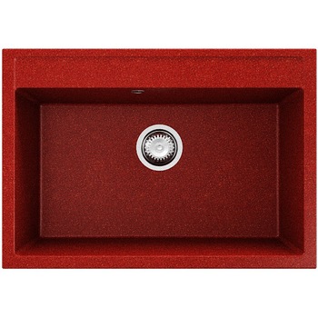 Chiuveta compozita Granixit,cuva spatioasa 700x490x210mm culoare rosu Firebrick Chiuveta compozita Granixit,cuva spatioasa 700x490x210mm culoare rosu Firebrick