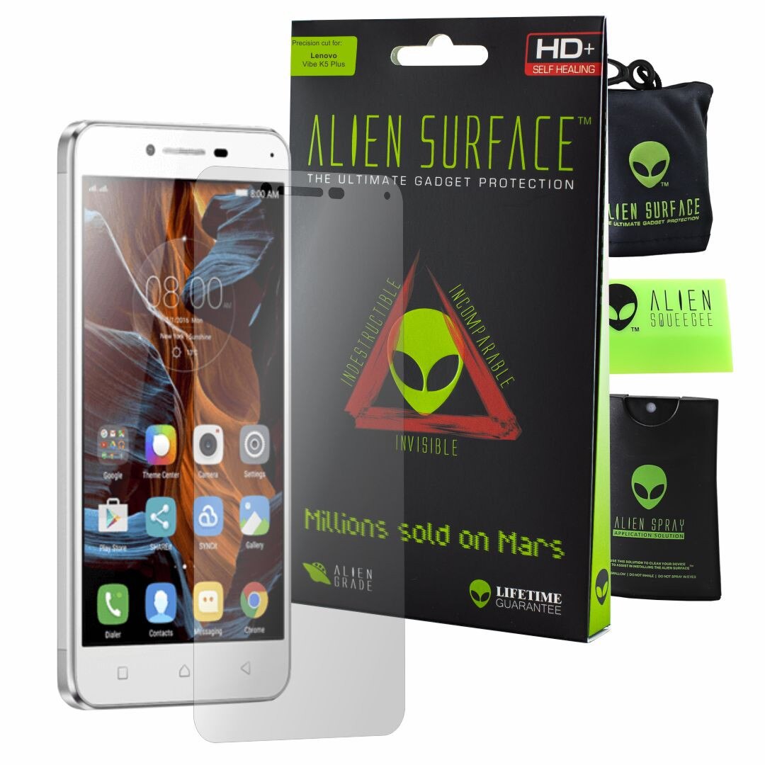 Folie Alien Surface HD, Lenovo Vibe K5 Plus﻿, protectie ecran + Alien Fiber cadou