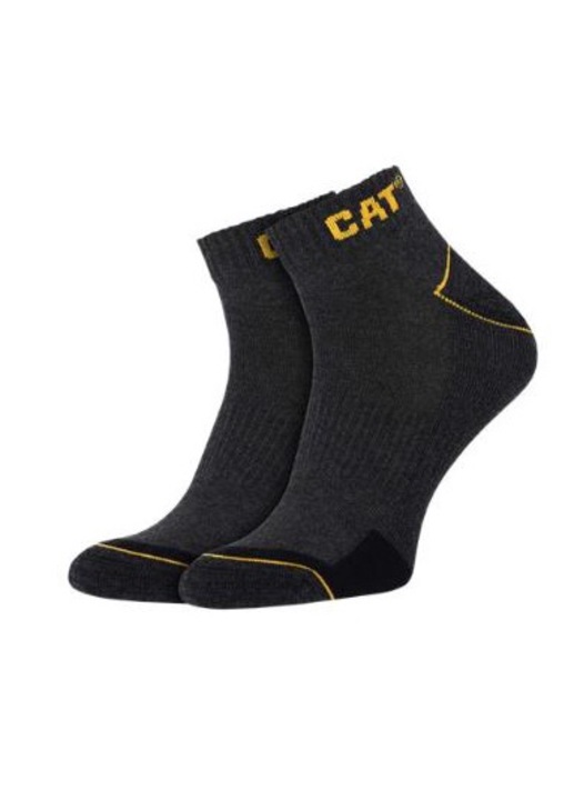 Къси работни чорапи, Caterpillar, памучни, сиви, номер 43-46
